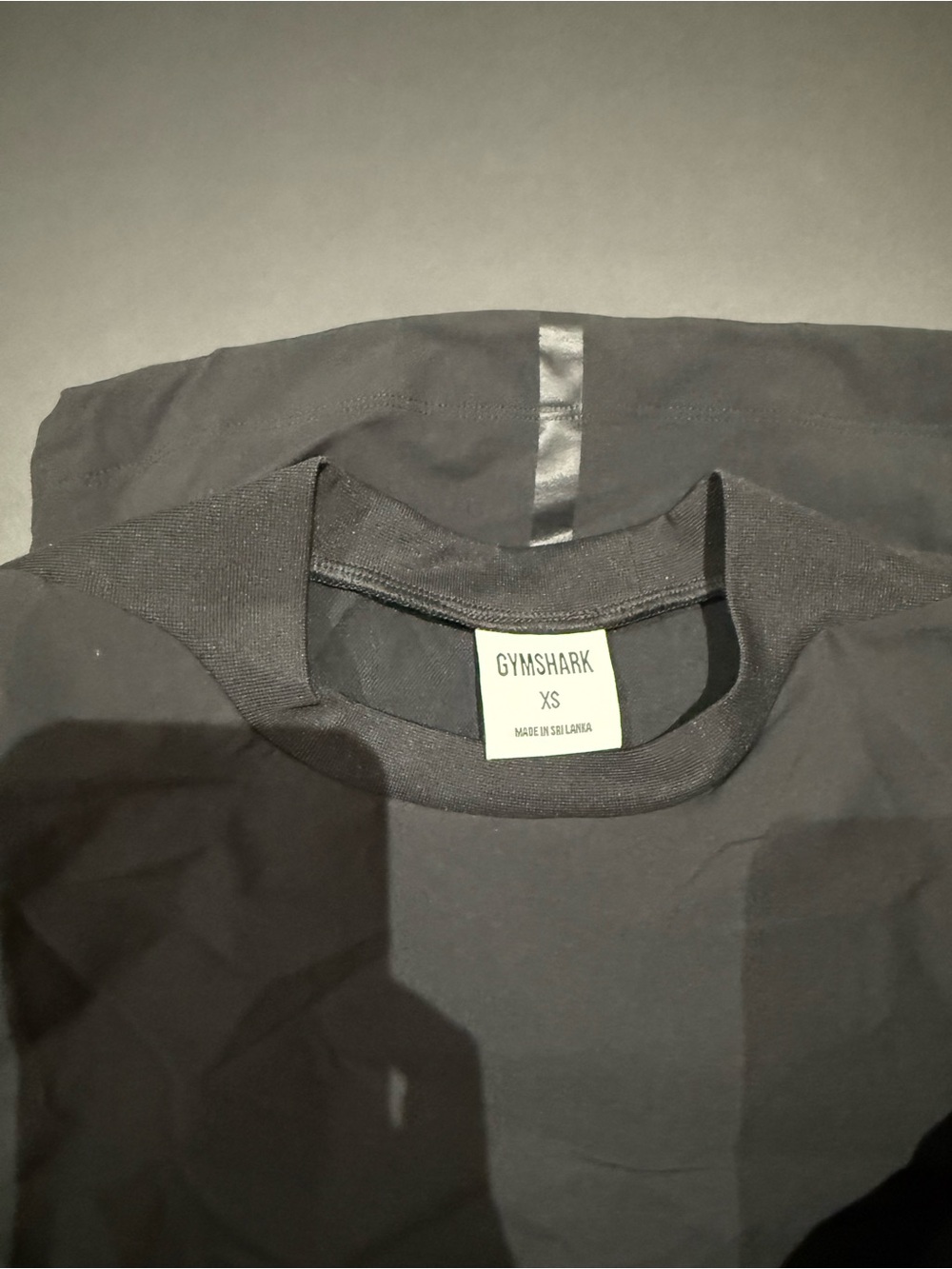 Gymshark Black Short Sleeve Crew Neck Tee - XS